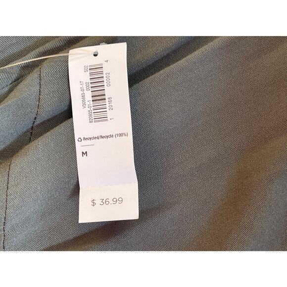 NWT Old Navy Medium Green Shirt Dress - Picture 6 of 8